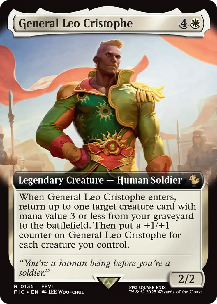 General Leo Cristophe (Extended Art) [FINAL FANTASY Commander] | Devastation Store