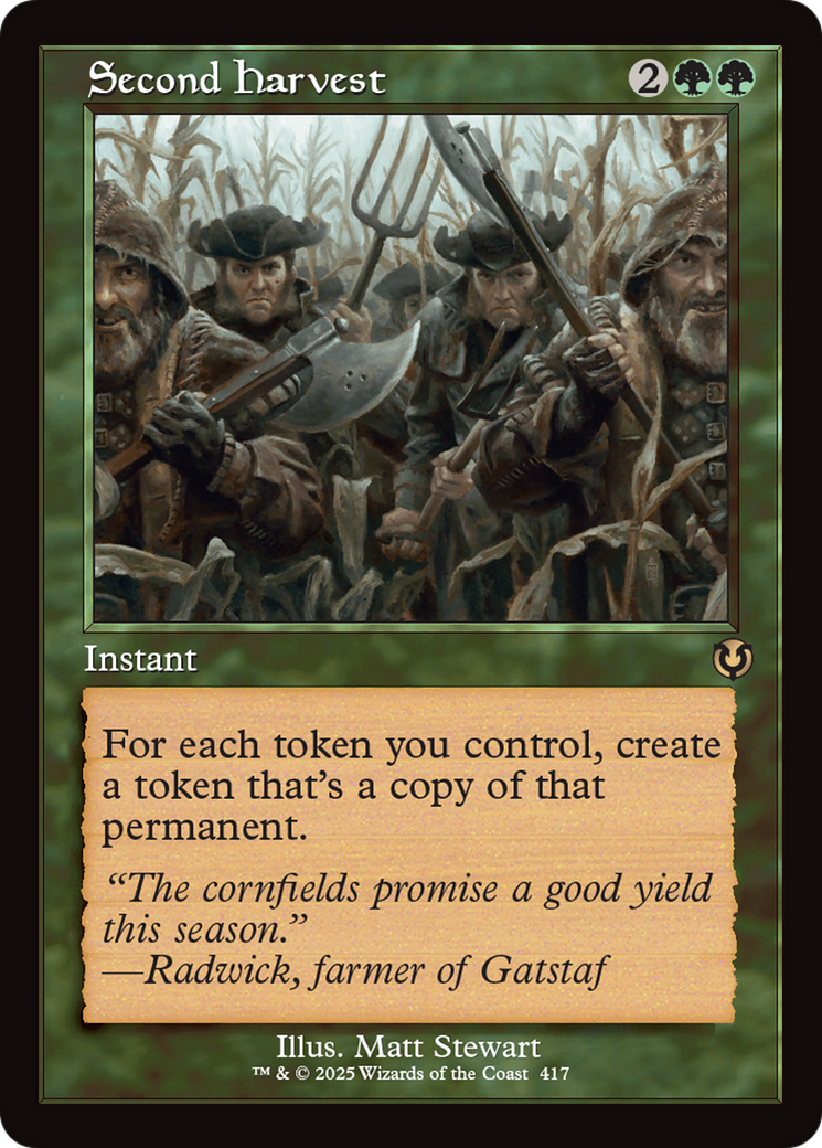 Second Harvest (Retro Frame) [Innistrad Remastered] | Devastation Store