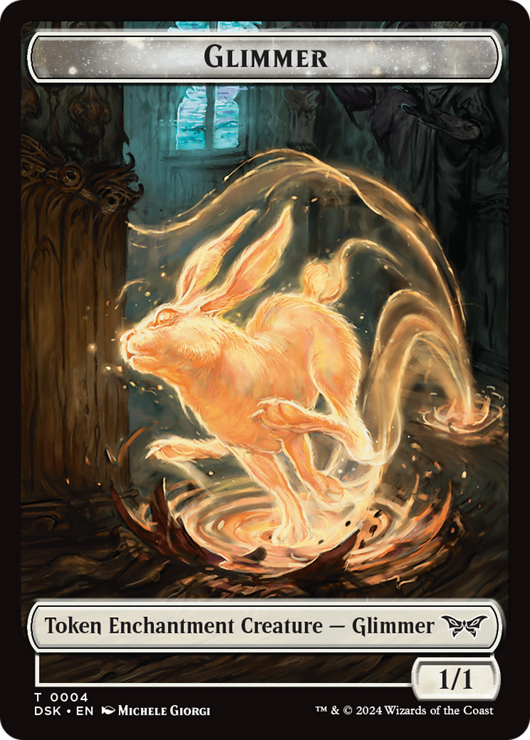 Glimmer Token [Duskmourn: House of Horror Tokens] | Devastation Store