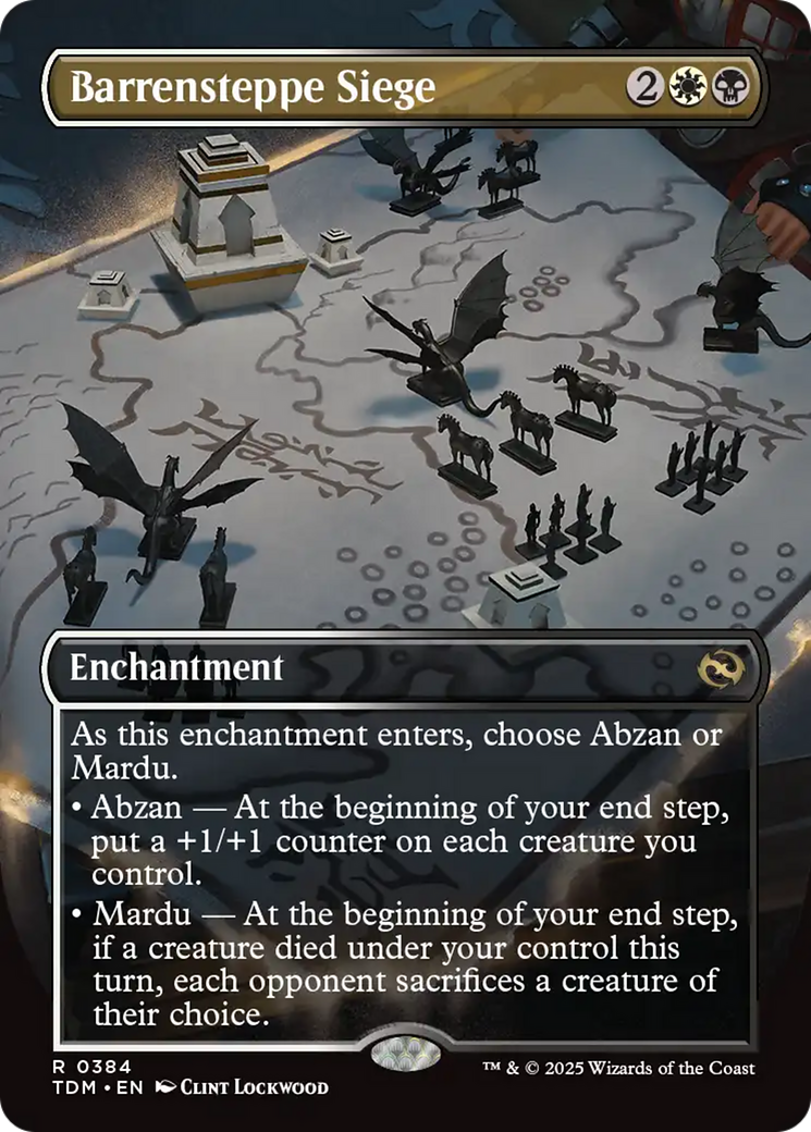 Barrensteppe Siege (Borderless) [Tarkir: Dragonstorm] | Devastation Store