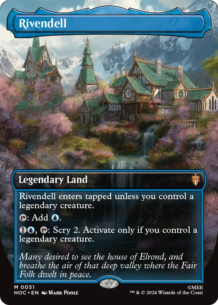 Rivendell (Borderless) [The Hobbit: Eternal-Legal] | Devastation Store