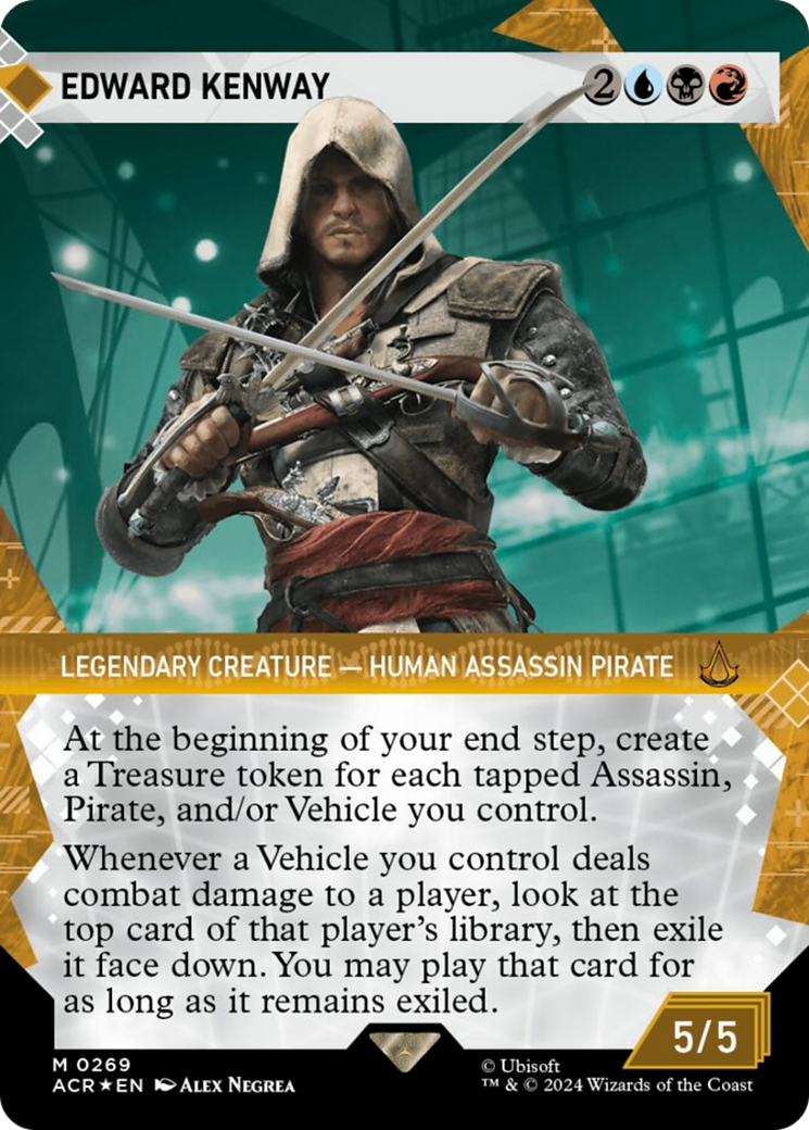 Edward Kenway (Showcase) (Textured Foil) [Assassin's Creed] | Devastation Store