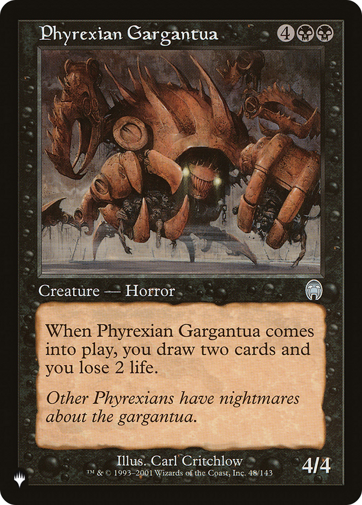 Phyrexian Gargantua [The List Reprints] | Devastation Store