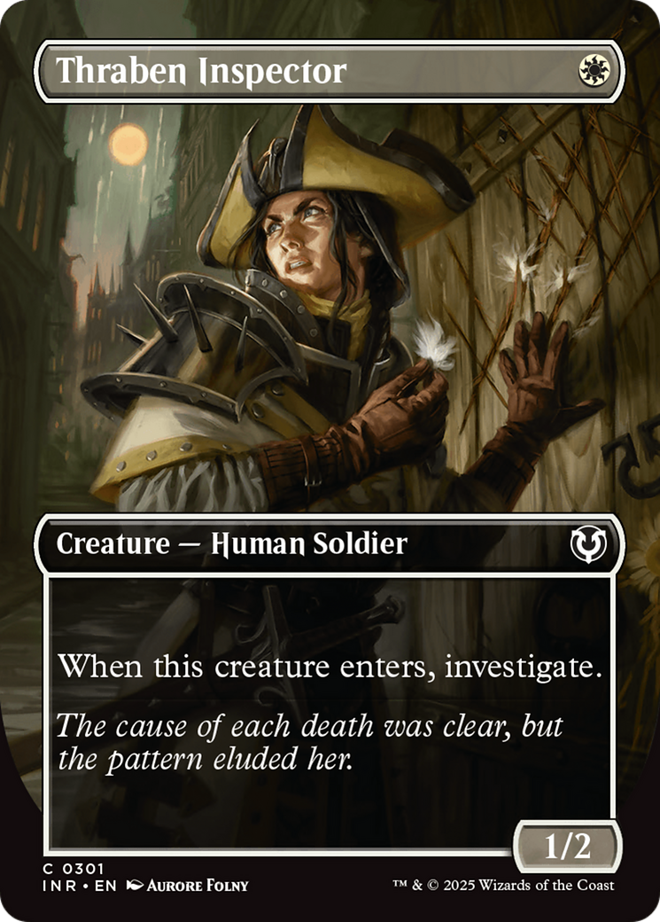 Thraben Inspector (Borderless) [Innistrad Remastered] | Devastation Store