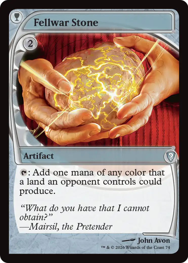 Fellwar Stone (Future Sight) [Mystery Booster: Commander Edition] | Devastation Store