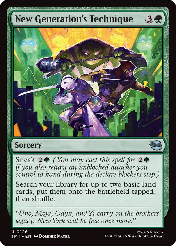 New Generation's Technique [Teenage Mutant Ninja Turtles] | Devastation Store