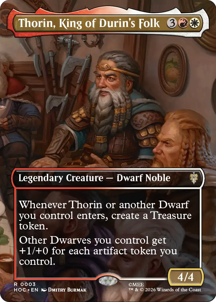 Thorin, King of Durin's Folk (Borderless) [The Hobbit: Eternal-Legal] | Devastation Store