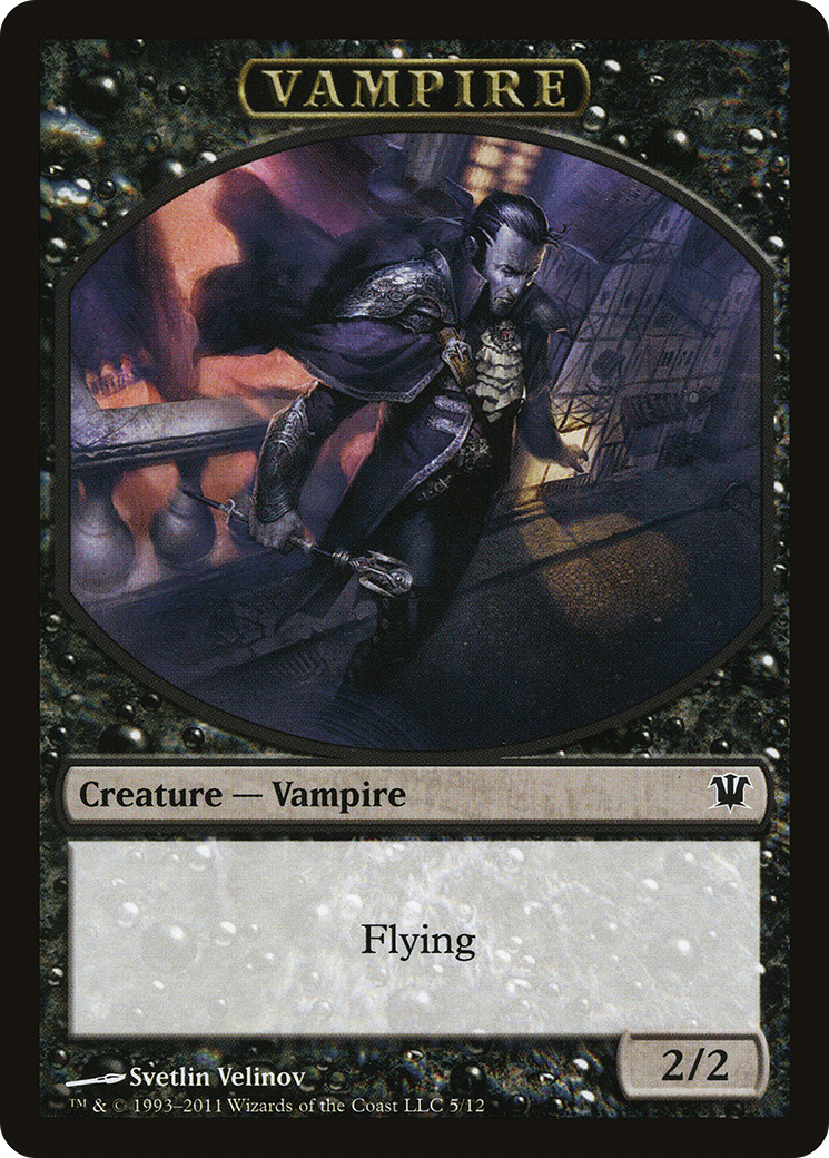 Blood // Vampire (0007) Double-Sided Token [Innistrad Remastered Tokens] | Devastation Store