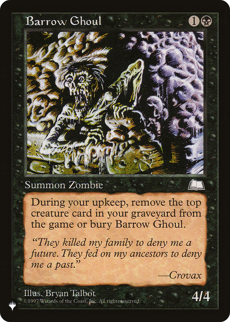 Barrow Ghoul [The List] | Devastation Store