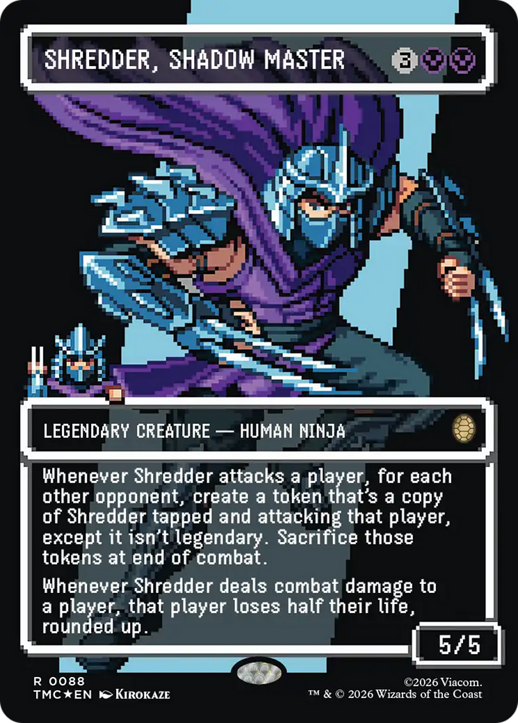 Shredder, Shadow Master (Borderless) [Teenage Mutant Ninja Turtles Commander] | Devastation Store