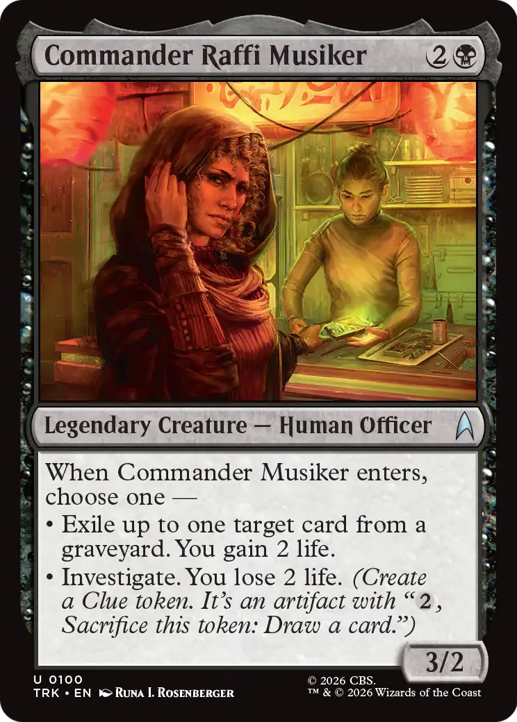 Commander Raffi Musiker [Star Trek] | Devastation Store