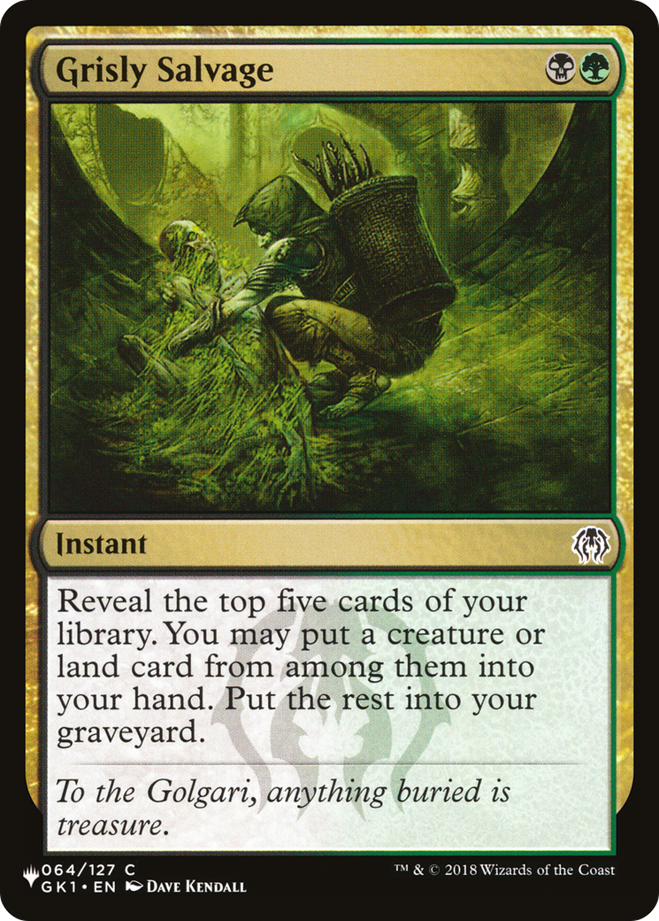 Grisly Salvage [The List Reprints] | Devastation Store