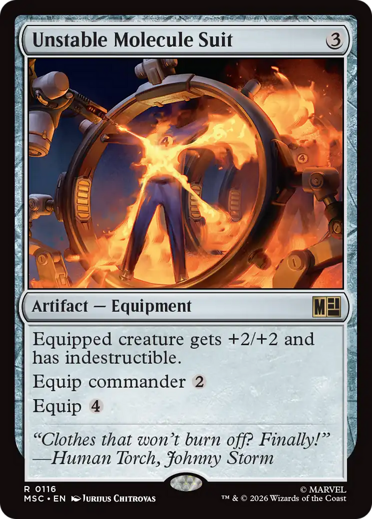 Unstable Molecule Suit (Surge Foil) [Marvel Super Heroes Commander] | Devastation Store