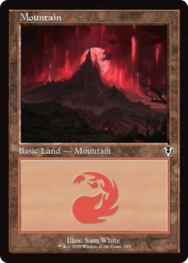 Mountain (295) (Retro Frame) [Innistrad Remastered] | Devastation Store