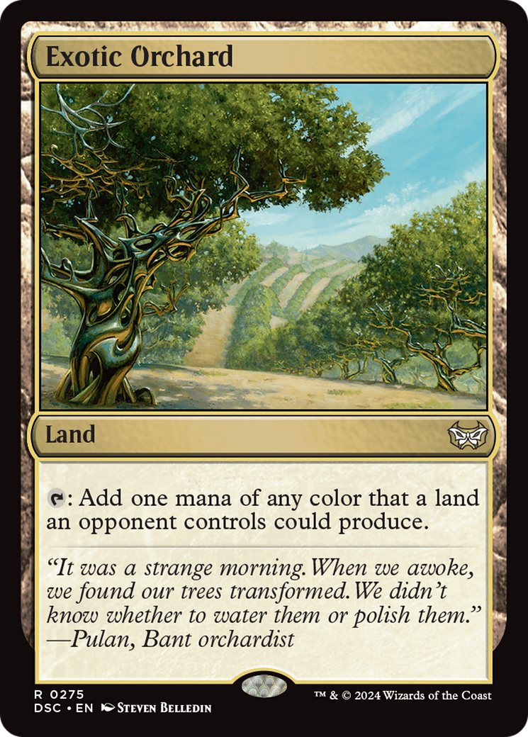 Exotic Orchard [Duskmourn: House of Horror Commander] | Devastation Store