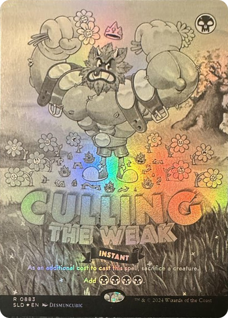 Culling the Weak (Black & White Foil) [Secret Lair Drop Series] | Devastation Store