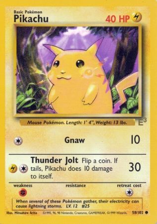 Pikachu (58/102) (E3 Stamped Promo) [Miscellaneous Cards] | Devastation Store