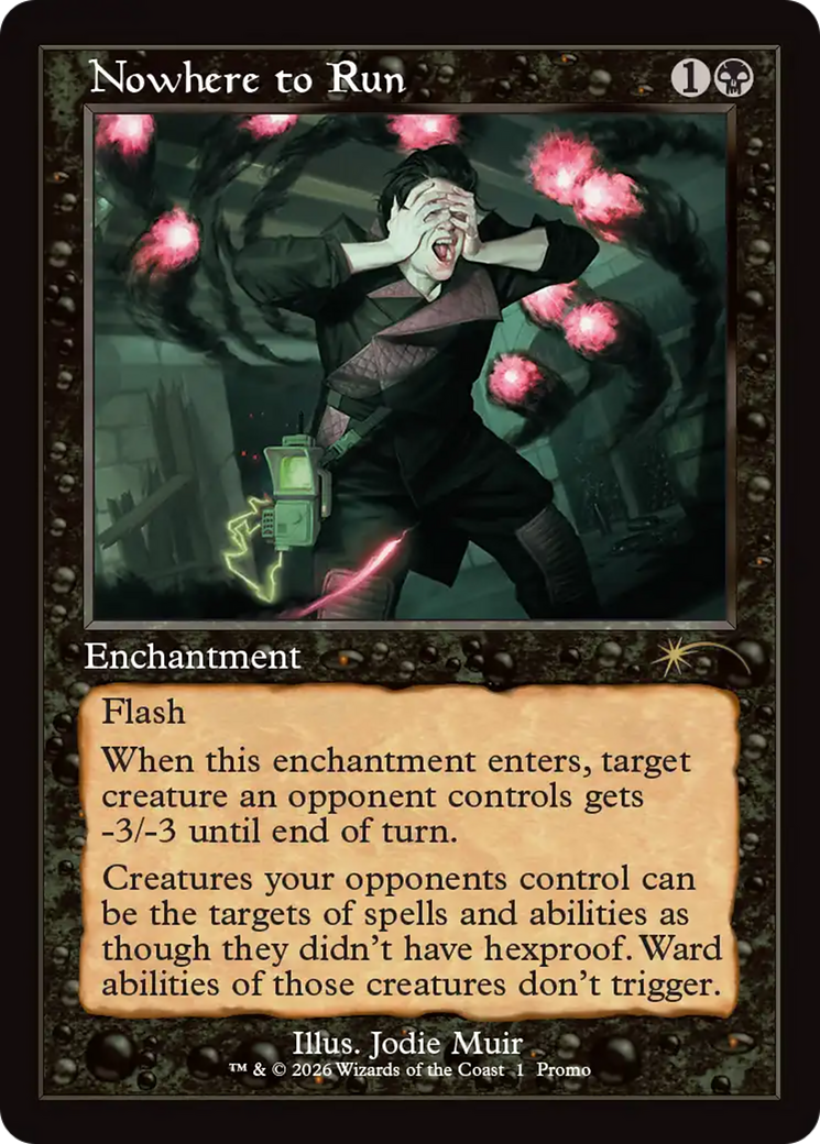 Nowhere to Run (Retro Frame) [Wizards Play Network 2026] | Devastation Store