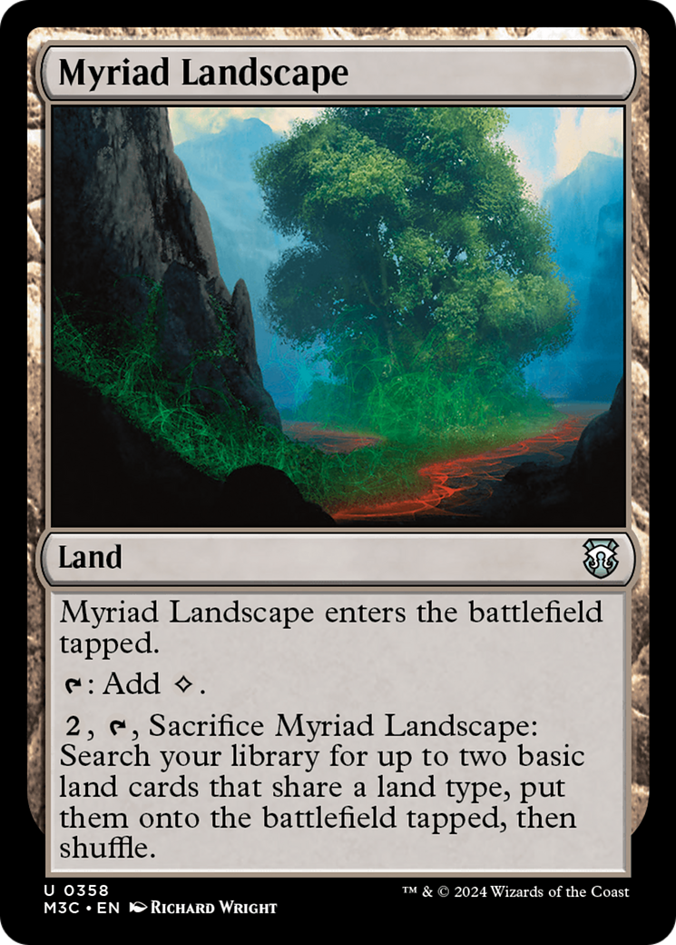 Myriad Landscape (Ripple Foil) [Modern Horizons 3 Commander] | Devastation Store