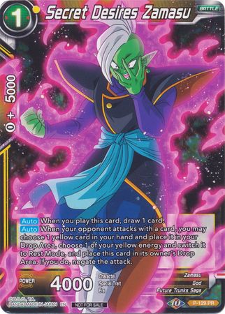 Secret Desires Zamasu (Shop Tournament: Assault of Saiyans) (P-129) [Promotion Cards] | Devastation Store