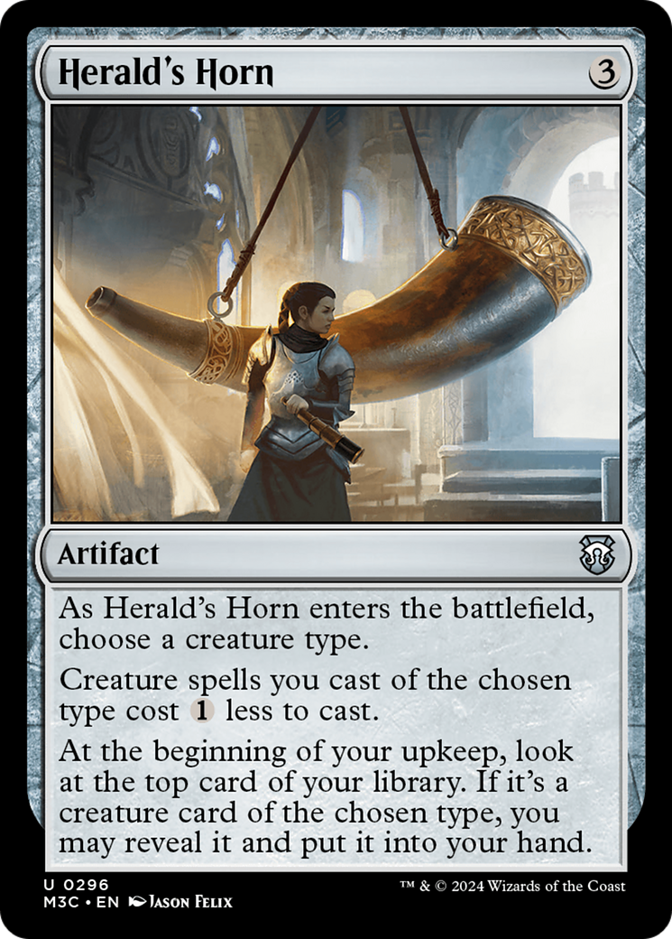 Herald's Horn (Ripple Foil) [Modern Horizons 3 Commander] | Devastation Store