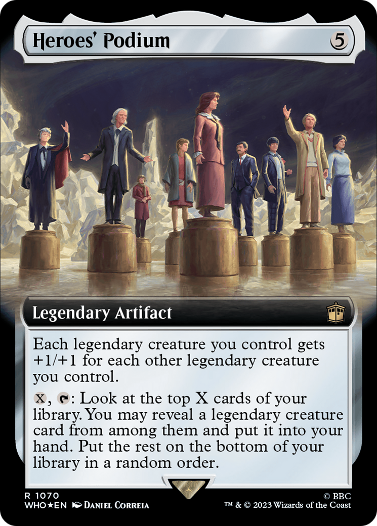 Heroes' Podium (Extended Art) (Surge Foil) [Doctor Who] | Devastation Store