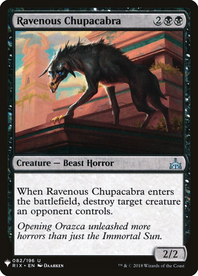 Ravenous Chupacabra [Mystery Booster] | Devastation Store