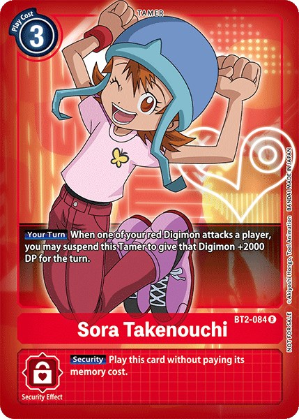 Sora Takenouchi [BT2-084] (Official Tournament Pack Vol.3) [Release Special Booster Promos] | Devastation Store