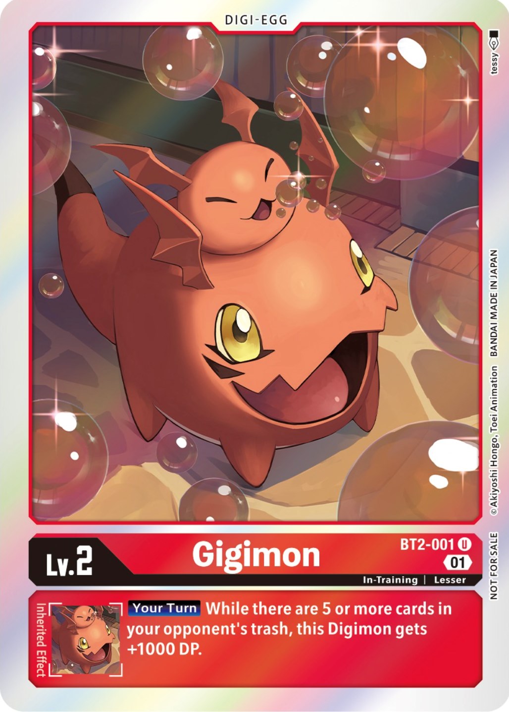 Gigimon [BT2-001] (ST-11 Special Entry Pack) [Release Special Booster Promos] | Devastation Store