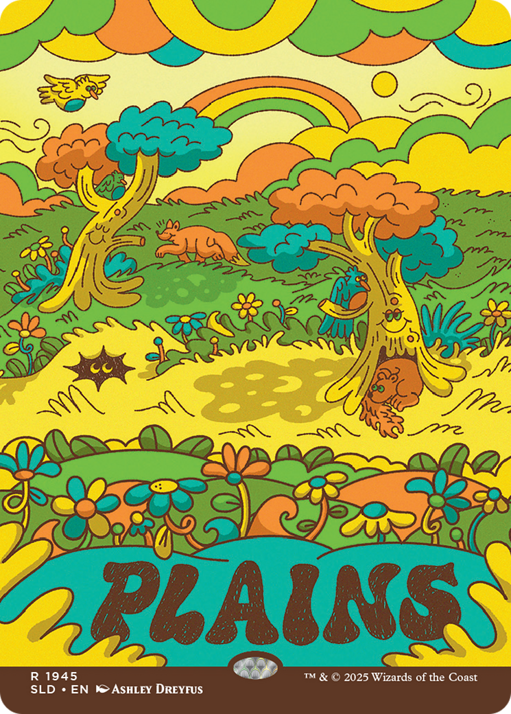 Plains (1945) (Rainbow Foil) [Secret Lair Drop Series] | Devastation Store