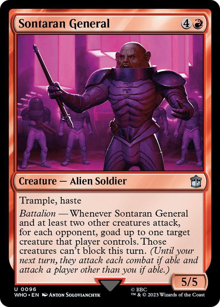 Sontaran General [Doctor Who] | Devastation Store