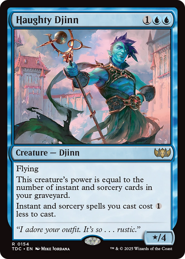Haughty Djinn [Tarkir: Dragonstorm Commander] | Devastation Store