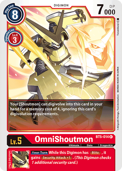 OmniShoutmon [BT5-014] [Battle of Omni] | Devastation Store