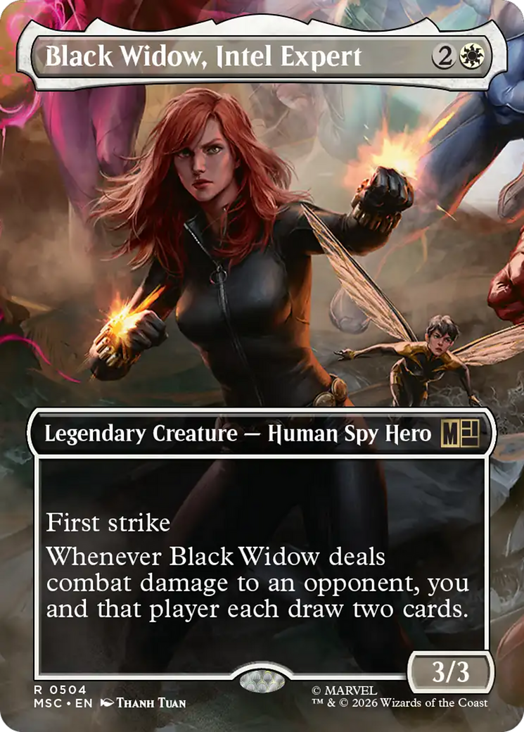 Black Widow, Intel Expert (Borderless) [Marvel Super Heroes Commander] | Devastation Store