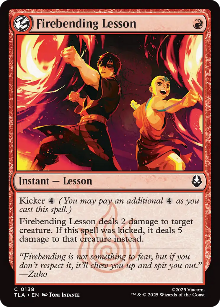 Firebending Lesson [Avatar: The Last Airbender] | Devastation Store