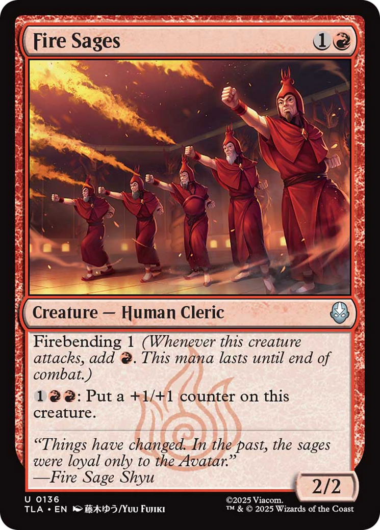 Fire Sages [Avatar: The Last Airbender] | Devastation Store