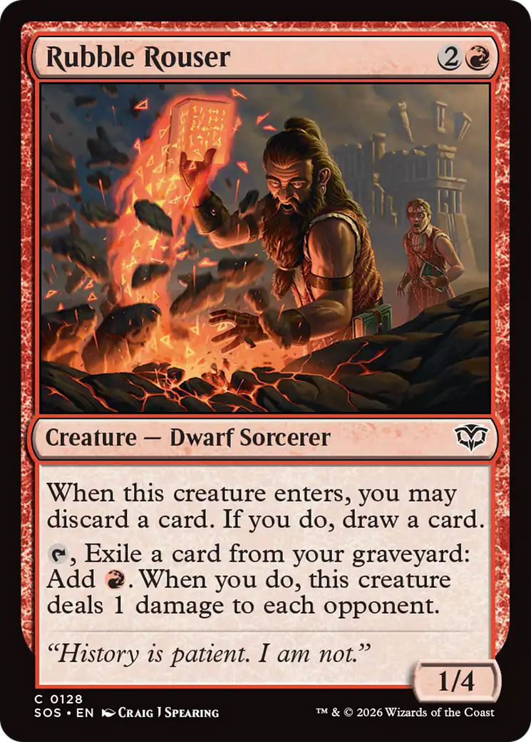 Rubble Rouser [Secrets of Strixhaven] | Devastation Store