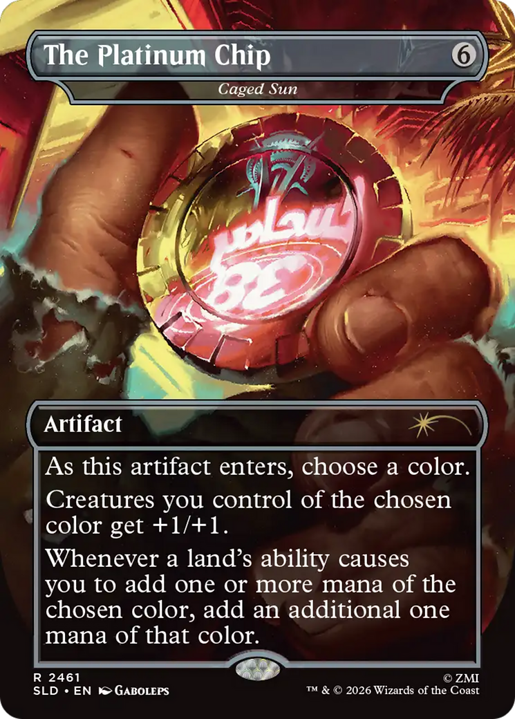 The Platinum Chip - Caged Sun [Secret Lair Drop Series] | Devastation Store