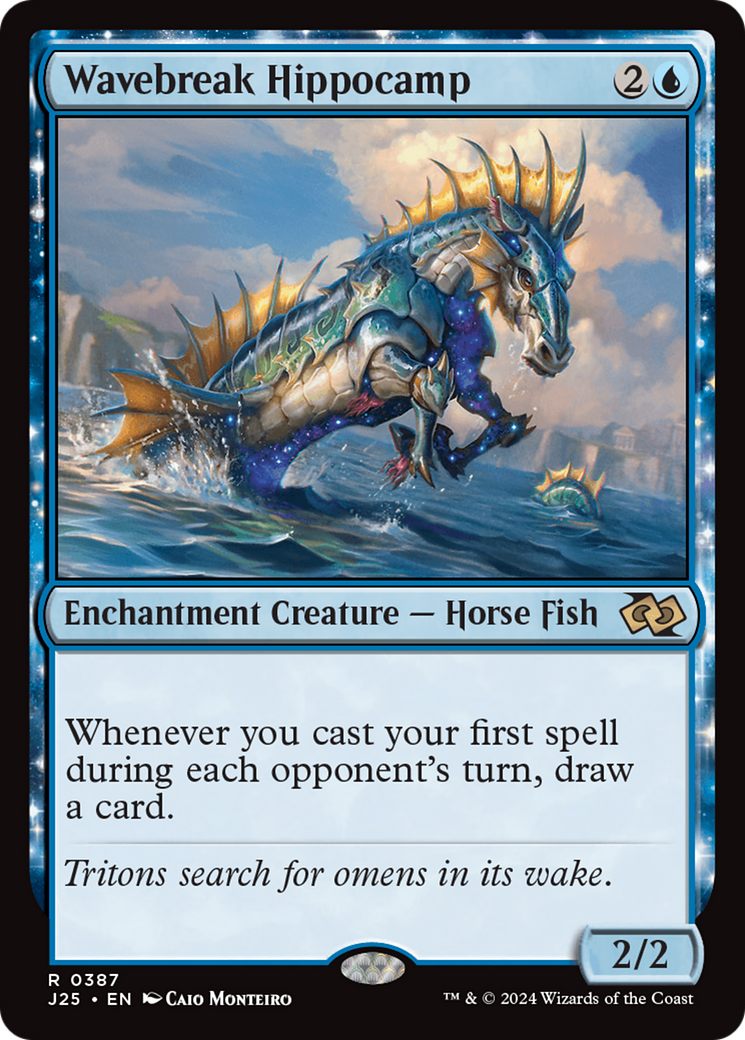 Wavebreak Hippocamp [Foundations Jumpstart] | Devastation Store