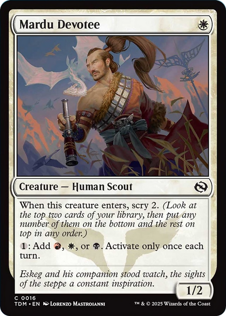 Mardu Devotee [Tarkir: Dragonstorm] | Devastation Store