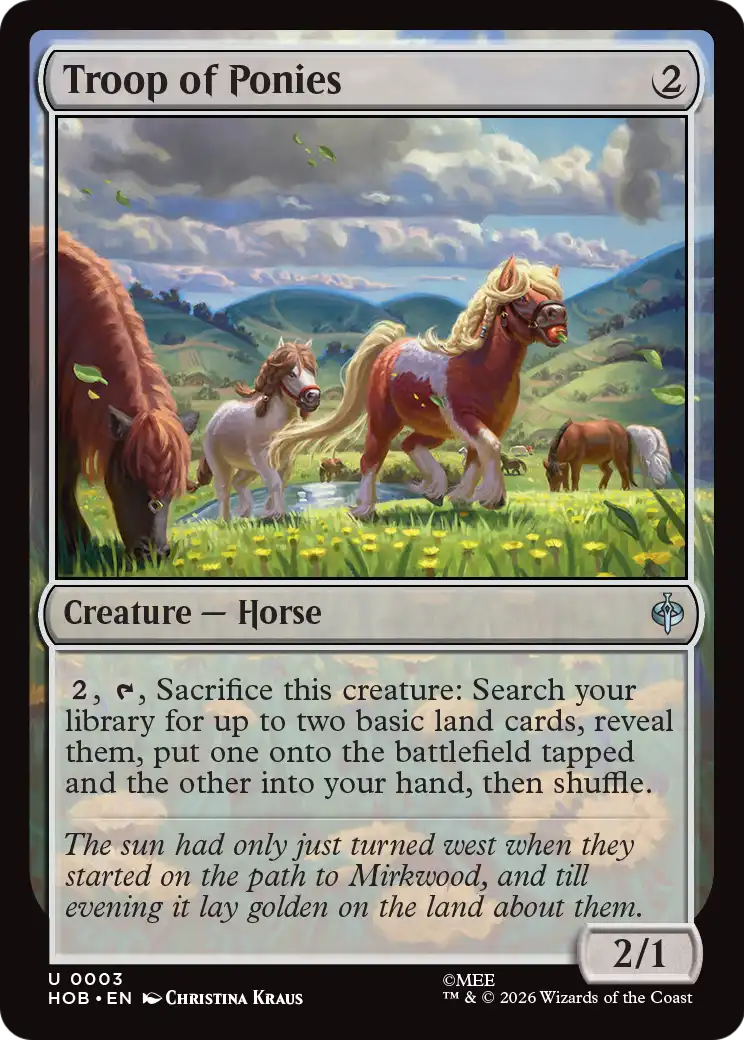 Troop of Ponies [The Hobbit] | Devastation Store