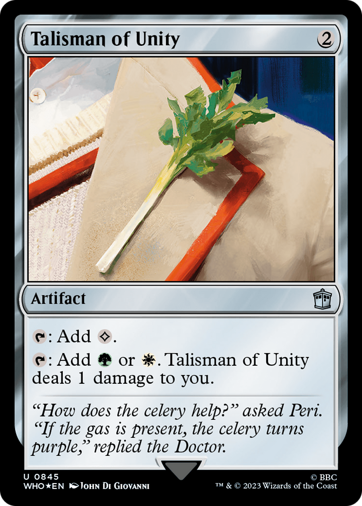 Talisman of Unity (Surge Foil) [Doctor Who] | Devastation Store