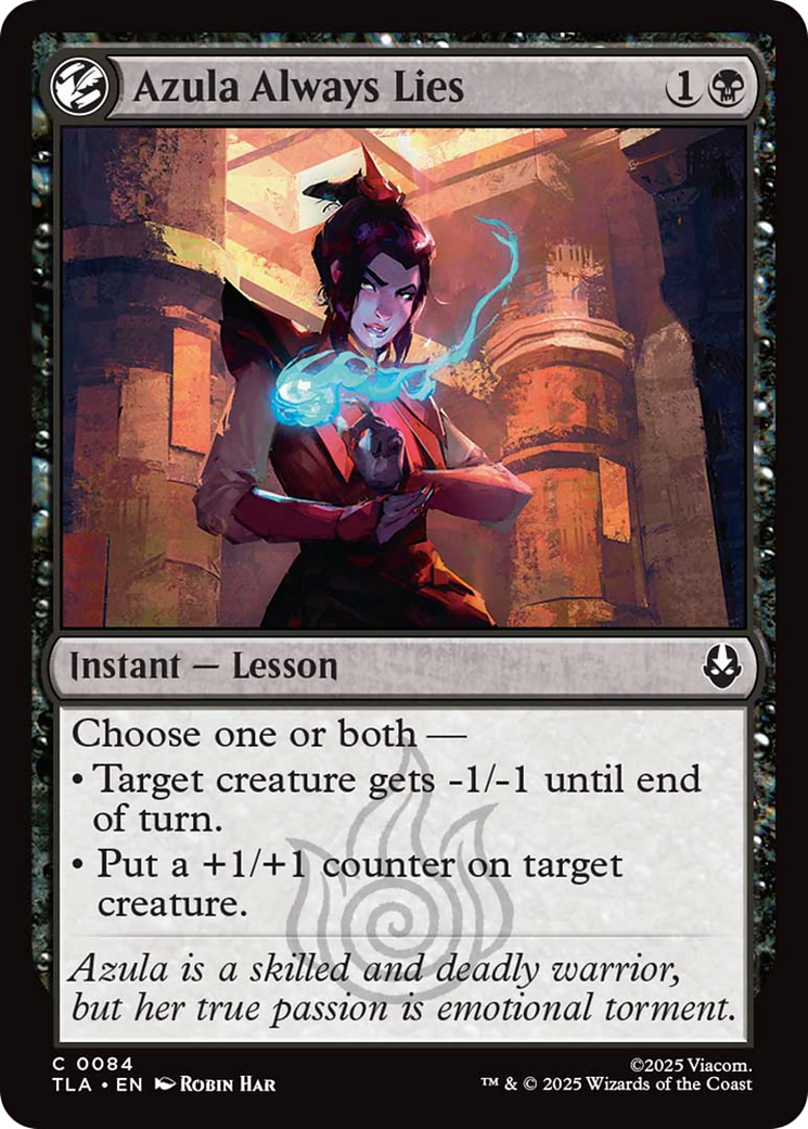 Azula Always Lies [Avatar: The Last Airbender] | Devastation Store