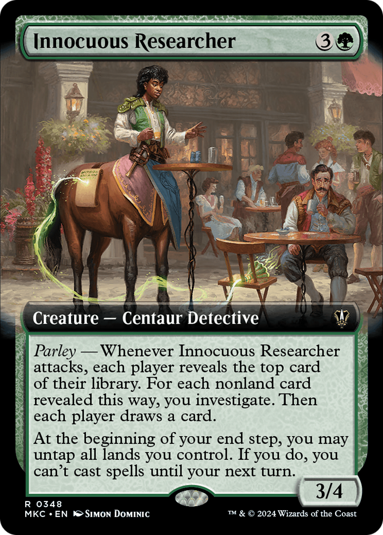 Innocuous Researcher (Extended Art) [Murders at Karlov Manor Commander] | Devastation Store