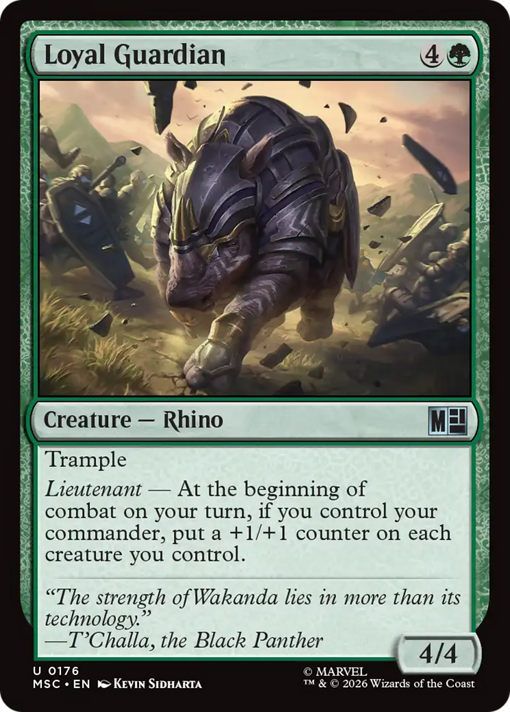 Loyal Guardian (Surge Foil) [Marvel Super Heroes Commander] | Devastation Store