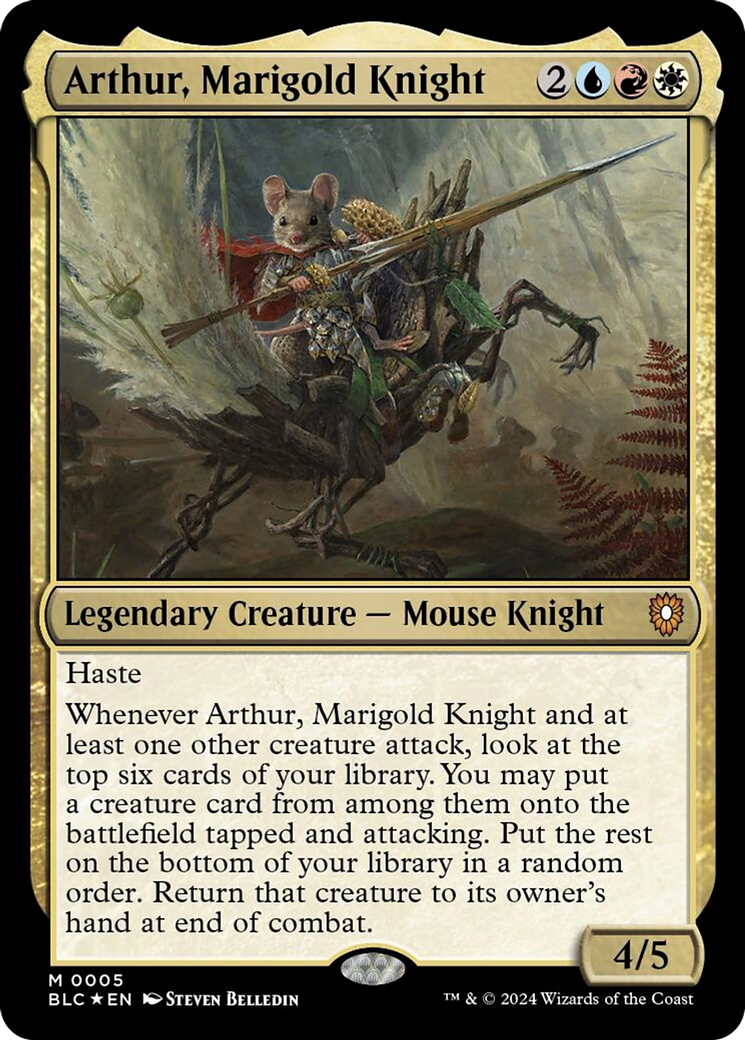 Arthur, Marigold Knight [Bloomburrow Commander] | Devastation Store