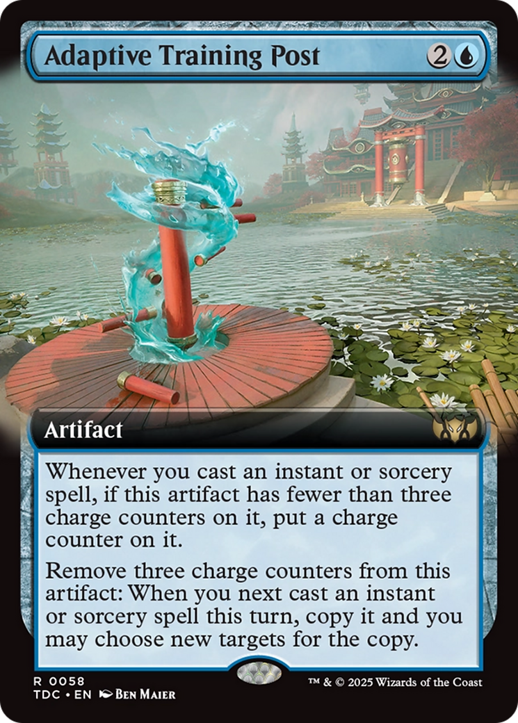 Adaptive Training Post (Extended Art) [Tarkir: Dragonstorm Commander] | Devastation Store