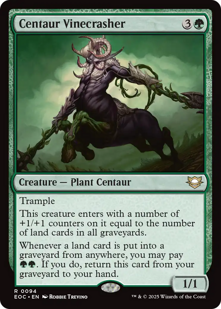 Centaur Vinecrasher [Edge of Eternities Commander] | Devastation Store