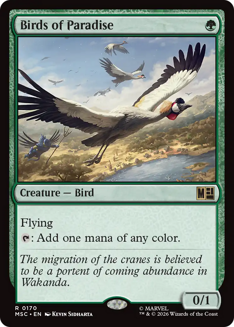 Birds of Paradise (Surge Foil) [Marvel Super Heroes Commander] | Devastation Store