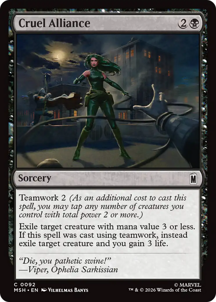 Cruel Alliance [Marvel Super Heroes] | Devastation Store